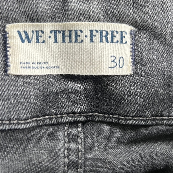 Free People Jayde Flare High Rise Gray Jeans. Size 30 - Picture 8 of 11